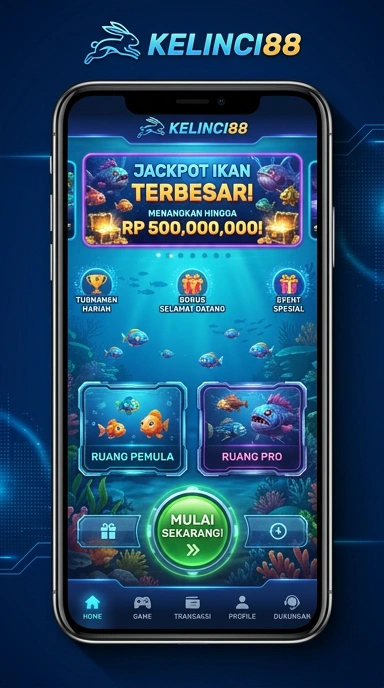 Menu kategori aplikasi kelinci88 yang lengkap.